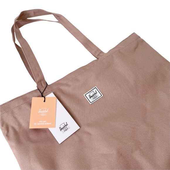 NWT Herschel Supply Co. Mica Tote Bag in Ash Rose One Size - Picture 9 of 12